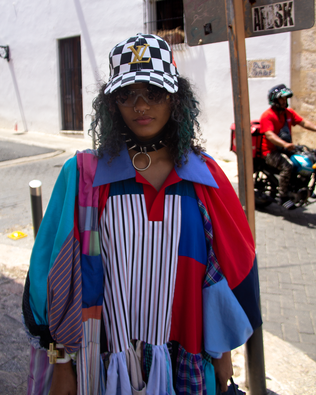 Oversized shirt dress