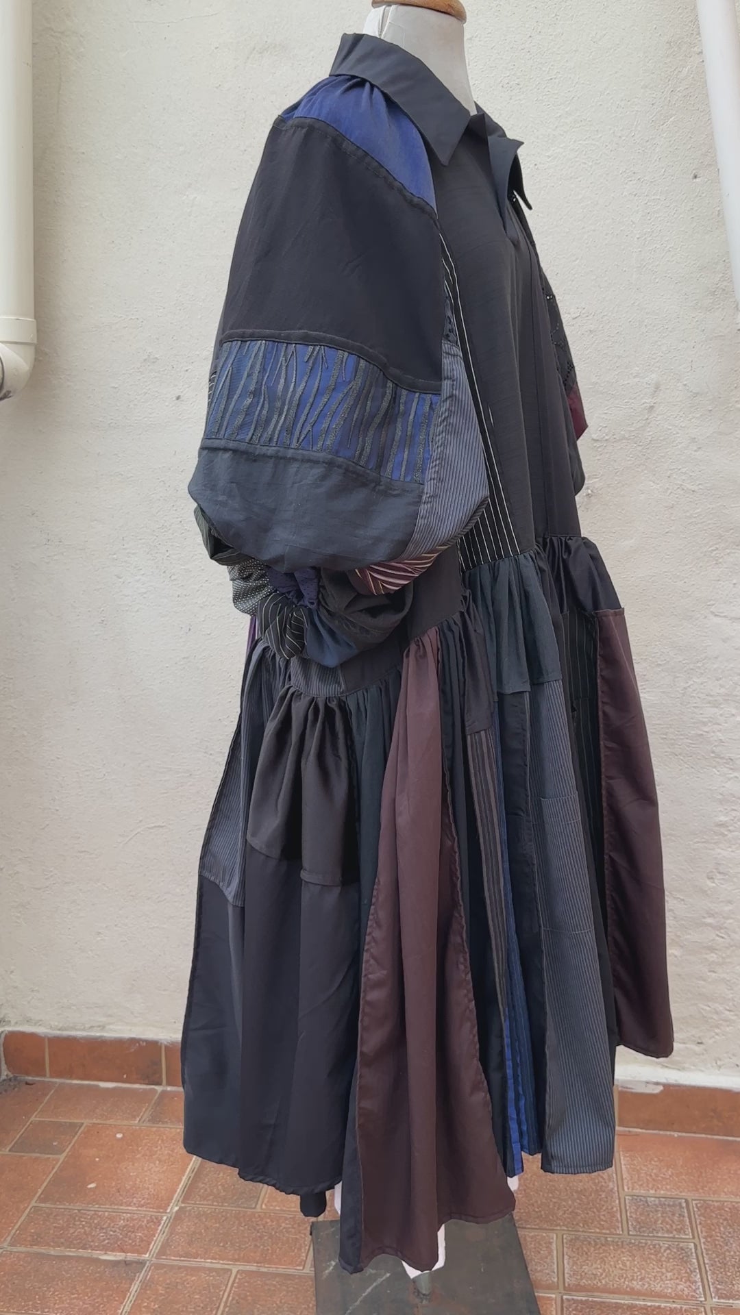 Oversized shirt dress